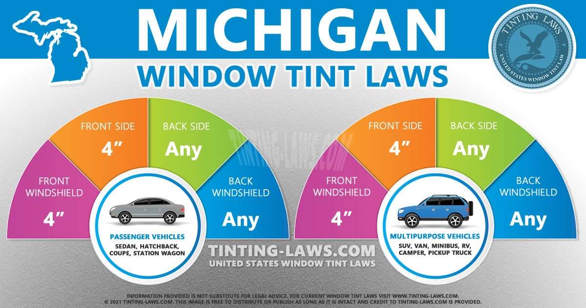 Michigan Tint Laws 2024 Updated Car Tinting Laws