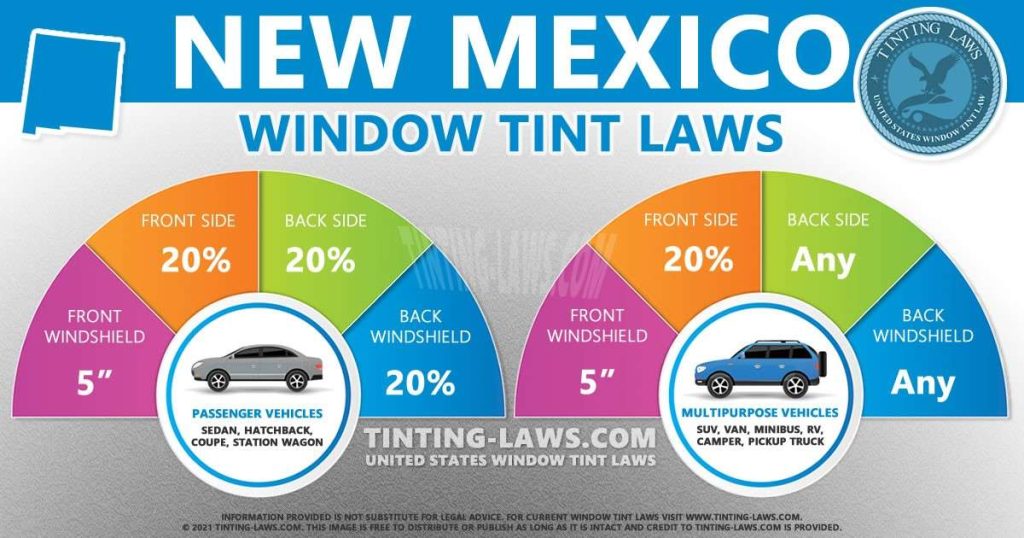 New Mexico Tint Laws 2023 Updated Car Tinting Laws